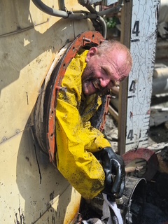 Robin Kind — confined space tank work